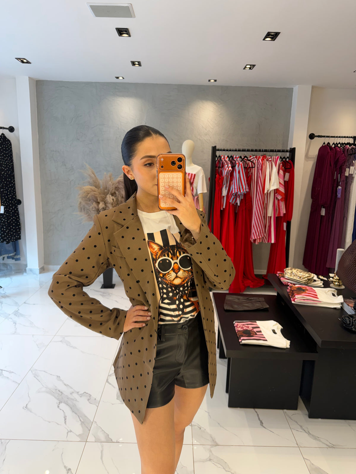 BLAZER POLKA DOTS