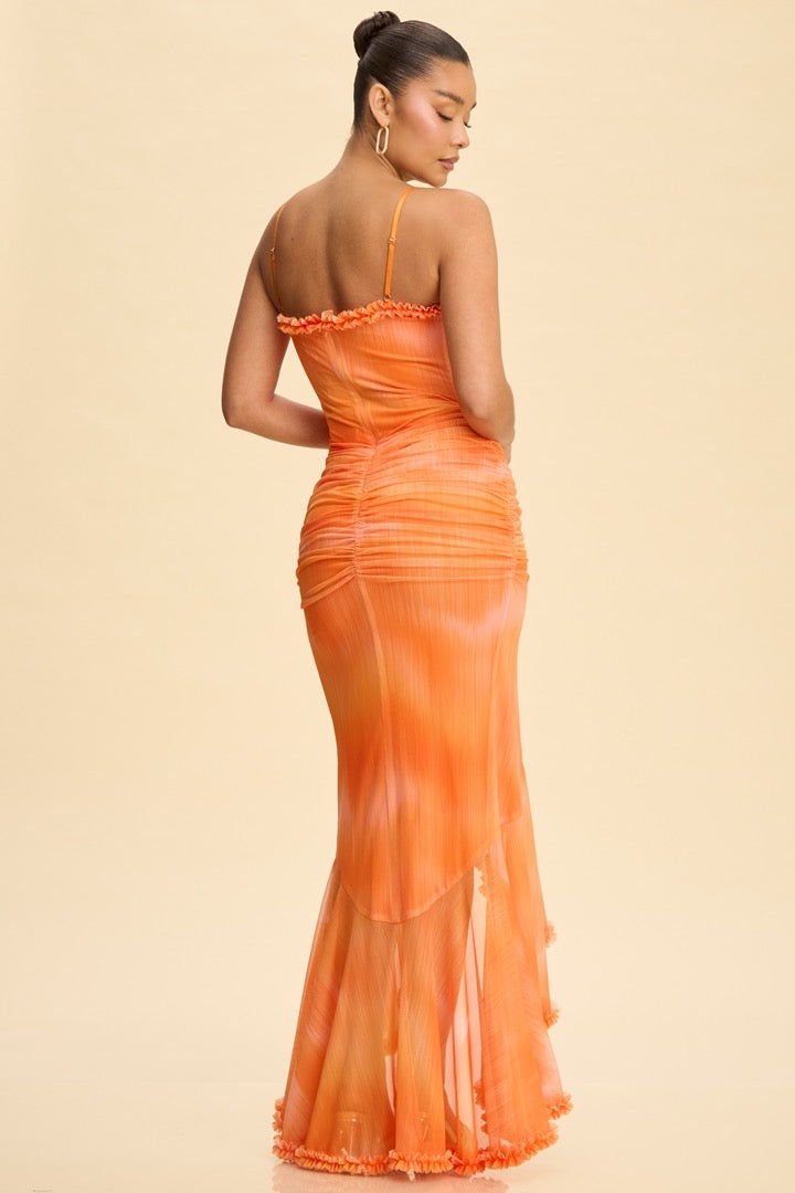 VESTIDO ALAIA NARANJA