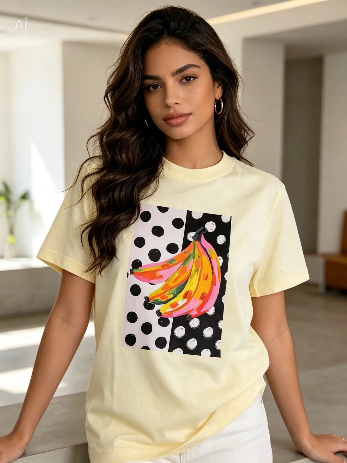 PLAYERA KATY POLKA DOTS