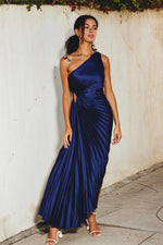 VESTIDO ASIMÉTRICO NAVY BLUE