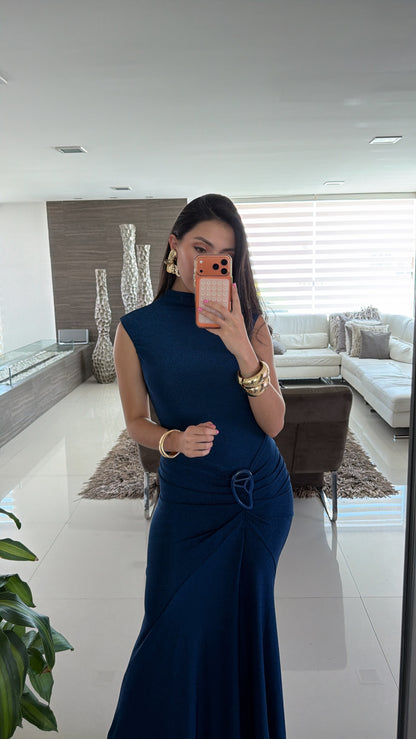 VESTIDO CELESTE