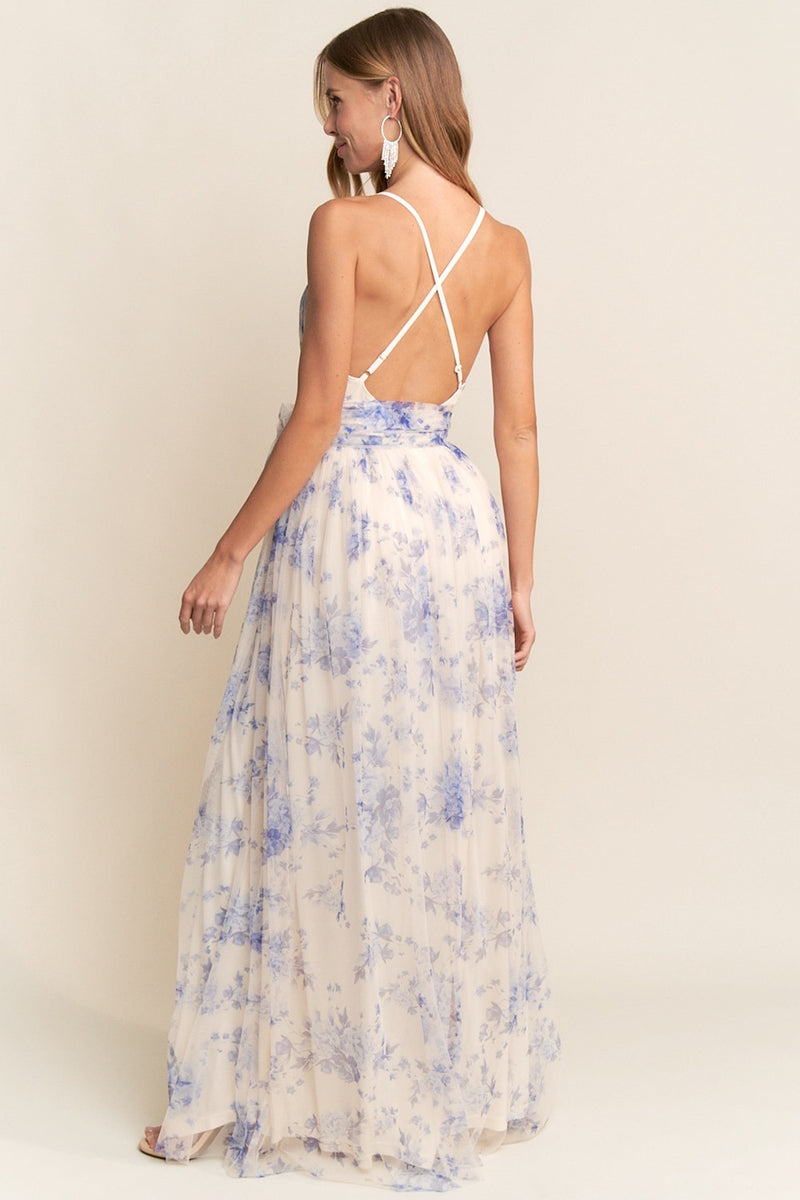 VESTIDO BLUE MULTICOLOR