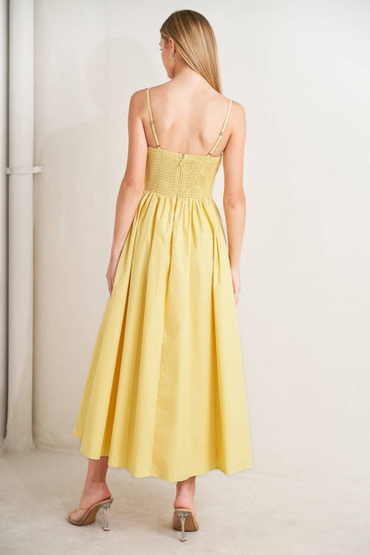 VESTIDO SABRINA AMARILLO