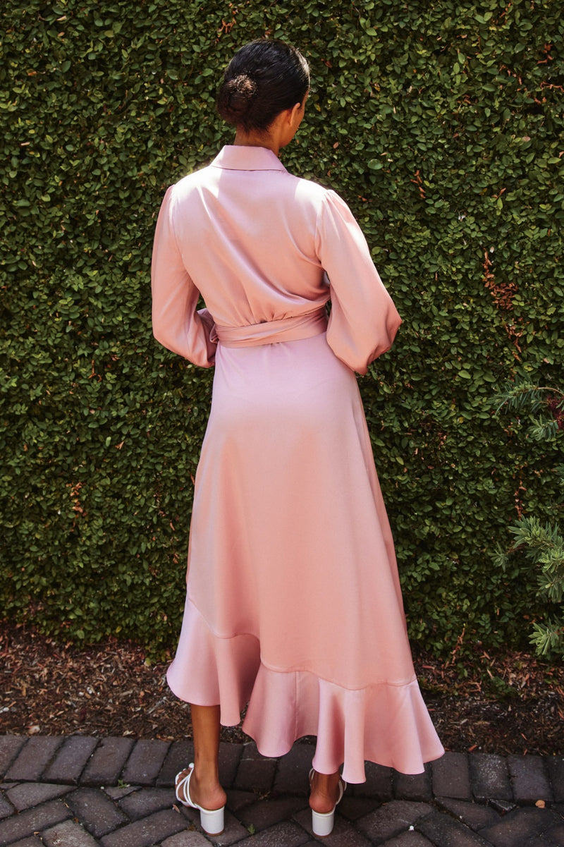 Vestido Blush Satin