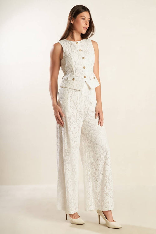 SET ENCAJE BLANCO