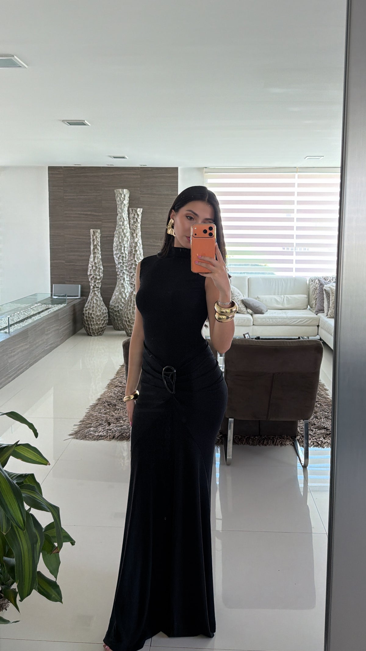 VESTIDO CELESTE