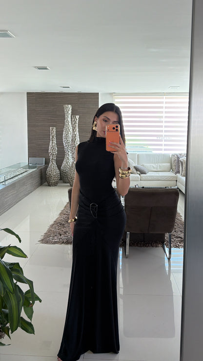 VESTIDO CELESTE