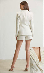 SET TWEED BLANCO