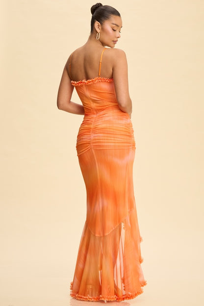 VESTIDO ALAIA NARANJA