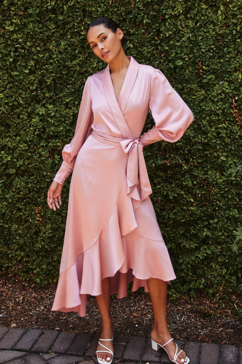 Vestido Blush Satin