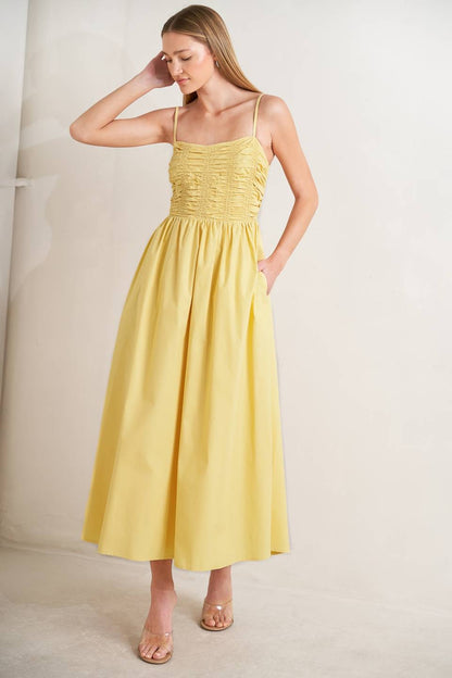 VESTIDO SABRINA AMARILLO