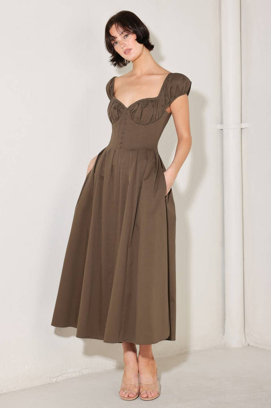 VESTIDO BROWN