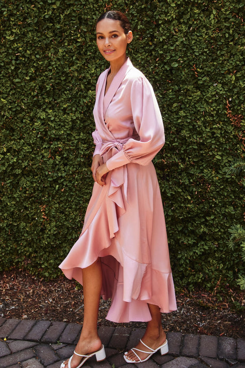 Vestido Blush Satin