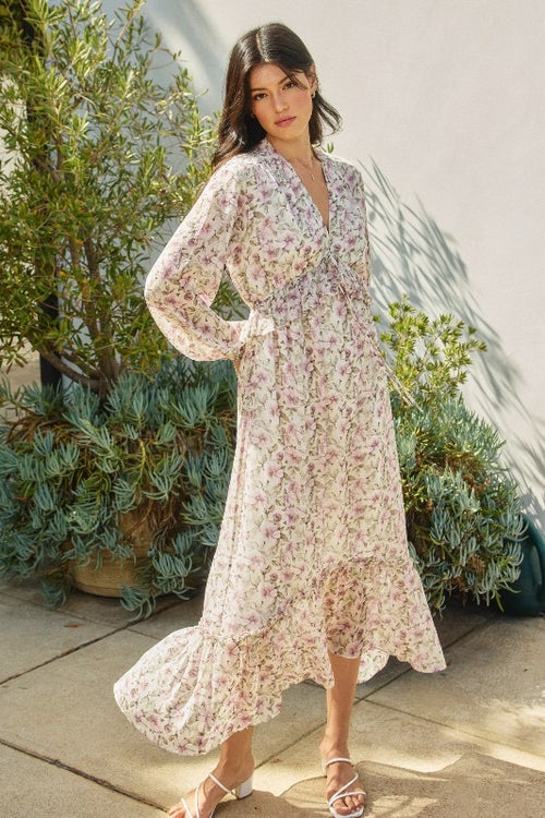 MAXIDRESS PINK FLORAL