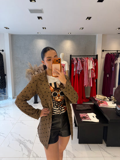 BLAZER POLKA DOTS