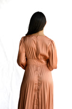 VESTIDO TABLEADO RUST