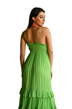 MAXI DRESS PLAYERO LIMON